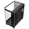 CiT DS360 PRO Black ATX Gaming Case With Dual Chamber Panoramic Tempered Glass With 4 x CiT Saturn PWM ARGB Fans and 6 Port PWM Hub - Alternative image