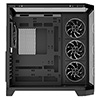 CiT DS360 PRO Black ATX Gaming Case With Dual Chamber Panoramic Tempered Glass With 4 x CiT Saturn PWM ARGB Fans and 6 Port PWM Hub - Alternative image