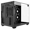 CiT Eclipse Black Micro-ATX Gaming Case With Three-Sided Tempered Glass and LED Strip With 3 x 120mm CiT Eclipse Infinity ARGB Fans - Alternative image