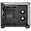 CiT Eclipse Black Micro-ATX Gaming Case With Three-Sided Tempered Glass and LED Strip With 3 x 120mm CiT Eclipse Infinity ARGB Fans - Alternative image