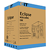 CiT Eclipse Black Micro-ATX Gaming Case With Three-Sided Tempered Glass and LED Strip With 3 x 120mm CiT Eclipse Infinity ARGB Fans - Alternative image