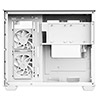 CiT Eclipse White Micro-ATX Gaming Case With Three-Sided Tempered Glass and LED Strip With 3 x 120mm Infinity ARGB Fans - Alternative image