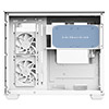 CiT Eclipse White Micro-ATX Gaming Case With Three-Sided Tempered Glass and LED Strip With 3 x 120mm Infinity ARGB Fans - Alternative image