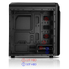 CiT F3 Black Micro-ATX Case With 2 x 12cm Rainbow Single-Ring Fans - Alternative image