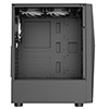 CiT Falcon Black ATX Mesh PC Gaming Case with 6 x 120mm ARGB Fans Included With Hinged Tempered Glass Side Panel - Alternative image