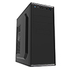 View more info on CiT Jet Stream Black Mid-Tower Case With Silver Stripe 500W Power Supply...