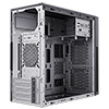 CiT Mentor Micro-ATX Office PC Case With USB Type C and 80mm Rear Black Fan Included - Alternative image