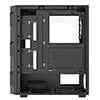 CiT Neo Black ATX Gaming Case with Mesh Front and Tempered Glass Side 6-Port PWM Hub and 4 x CiT Celsius Dual-Ring Infinity Fans - Alternative image