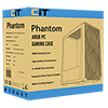 CiT Phantom Gaming Case 4 x ARGB Fans MB Sync TG Side Panel - Alternative image