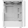 CiT Phantom XL White E-ATX Gaming Case with Crinkled Metal Mesh Front Tinted Tempered Glass Side 6 x Inner-Ring ARGB Fans 6-Port Hub - Alternative image