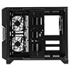 CiT Pro Android X Gaming Cube Black Case with 3 x 120mm Infinity ARGB Fans 1 x 6-Port Fan Hub Tempered Glass Front and Side Panels - Alternative image