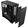 CiT Pro Creator XE Mid-Tower E-ATX PC Black Gaming Case With Mesh Front Panel and Tempered Glass Side Panel 1 x USB3.0 2 x USB2.0 - Alternative image
