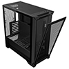 CiT Pro Creator XR Mid-Tower ATX PC Black Gaming Case With Mesh Front Panel and Tempered Glass Side Panel 2 x USB3.0 1 x USB Type-C - Alternative image