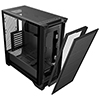 CiT Pro Creator XR Mid-Tower ATX PC Black Gaming Case With Mesh Front Panel and Tempered Glass Side Panel 2 x USB3.0 1 x USB Type-C - Alternative image