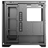 CiT Pro Creator XR Mid-Tower ATX PC Black Gaming Case With Mesh Front Panel and Tempered Glass Side Panel 2 x USB3.0 1 x USB Type-C - Alternative image