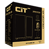 CiT Pro Creator XR Mid-Tower ATX PC Black Gaming Case With Mesh Front Panel and Tempered Glass Side Panel 2 x USB3.0 1 x USB Type-C - Alternative image