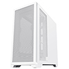 CiT Pro Creator XR Mid-Tower ATX PC White Gaming Case With Mesh Front Panel and Tempered Glass Side Panel 2 x USB3.0 1 x USB Type-C - Alternative image