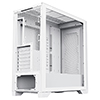 CiT Pro Creator XR Mid-Tower ATX PC White Gaming Case With Mesh Front Panel and Tempered Glass Side Panel 2 x USB3.0 1 x USB Type-C - Alternative image