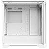 CiT Pro Creator XR Mid-Tower ATX PC White Gaming Case With Mesh Front Panel and Tempered Glass Side Panel 2 x USB3.0 1 x USB Type-C - Alternative image