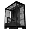 View more info on CiT Pro Diamond XR Black Mid-Tower Gaming Case with 4mm Tempered Glass Front and Side Panels...