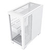 CiT Pro Diamond XR White Mid-Tower Gaming Case with 4mm Tempered Glass Front and Side Panels and 7 x CF120 Dual-Ring Infinity Fans - Alternative image