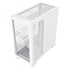 CiT Pro Diamond XR White Mid-Tower Gaming Case with 4mm Tempered Glass Panels and 7 x CiT Celsius Dual-Ring Infinity Fans Bundled - Alternative image