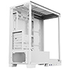 CiT Pro Diamond XR White Mid-Tower Gaming Case with 4mm Tempered Glass Panels and 4 x CiT Celsius Dual-Ring Infinity Fans Bundled - Alternative image