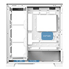 CiT Pro Diamond XR White Mid-Tower Gaming Case with 4mm Tempered Glass Panels and 4 x CiT Celsius Dual-Ring Infinity Fans Bundled - Alternative image