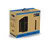 CiT S012B Black Slim Micro ATX or ITX Case 300W PSU Built-in Card-reader - Alternative image