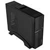 CiT S012B Black Slim Micro ATX or ITX Case 300W PSU Built-in Card-reader - Alternative image