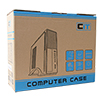 CiT S014B Black Slim Micro ATX or ITX Case 300w PSU Built-in Card-Reader - Alternative image