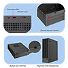 CiT S7i SFF Micro ATX Desktop 7.5 Litre Case With 300W Flex PSU 1 x USB3.X Type A 1 x USB 3.X Type C and 1 x 80mm Fan Pre-Installed - Alternative image