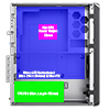 CiT S8-13 SFF Micro ATX Desktop Case with Mesh Front Panel 8.3 Litre 1x USB3.0 1x USB2.0 1 x 80mm Fan - Alternative image