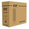 CiT S8-13 SFF Micro ATX Desktop Case with Mesh Front Panel 8.3 Litre 1x USB3.0 1x USB2.0 1 x 80mm Fan - Alternative image