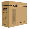 CiT S8 SFF Micro ATX Desktop Case 8.3 Litre 2x USB3.0 2x USB2.0 1 x 80mm Fan - Alternative image