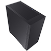 CiT Silent EX Black Mid-Tower USB Type C Computer Case With Sound Dampening Material and 2 x PWM Cooling Fans Included - Alternative image
