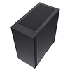 CiT Silent EX Black Mid-Tower USB Type C Computer Case With Sound Dampening Material and 2 x PWM Cooling Fans Included - Alternative image