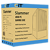 CiT Slammer Gaming Case 3 x ARGB Fans Mb Sync TG Side Panel - Alternative image