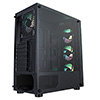 CiT Tornado ATX Gaming Case 4x ARGB Fans TG Front and Side Panel EPE - Alternative image