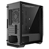 CiT Volt Black Micro-ATX Gaming Case With 1 x 120mm Two-Sided Infinity ARGB Fan and ARGB LED Strip Included - Alternative image