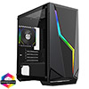 View more info on CiT Volt Black Micro-ATX Gaming Case With 1 x Eclipse 120mm Two-Sided Infinity ARGB Fan 1 x PWM Black Fan ARGB LED Strip Included...