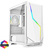 View more info on CiT Volt White Micro-ATX Gaming Case With 1 x 120mm Two-Sided Infinity ARGB Fan 1 x PWM White Fan ARGB LED Strip Included...