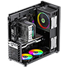 GameMax Meshbox Black Gaming Cube ATX Modular Gaming PC Case Dual Mesh Side Panels USB3.0 - Type C - Alternative image