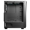 GameMax Prism Black ATX PC Gaming Case with Infinity Front and 3 x 120mm Three-Sided Infinity ARGB 4pin PWM Fans - Alternative image