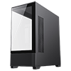 GameMax Vista Mini Black MATX Gaming Case with Tempered Glass Front and Side Panels with 3 x Dual-Ring Infinity Fans Bundled - Alternative image