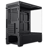 GameMax Vista Mini Black MATX Gaming Case with Tempered Glass Front and Side Panels with 3 x Dual-Ring Infinity Fans Bundled - Alternative image