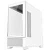 GameMax Vista Mini White MATX Gaming Case with Tempered Glass Front and Side Panels with 3 x Dual-Ring Infinity Fans Bundled - Alternative image