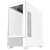 GameMax Vista Mini White MATX Gaming Case with Tempered Glass Front and Side Panels with 6 x Dual-Ring Infinity Fans Bundled - Alternative image