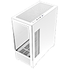 GameMax Vista White ATX Gaming Case with Tempered Glass Front and Side Panels with 6 x Dual-Ring Infinity Fans Bundled - Alternative image