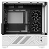 Powercool Arctic White Micro-ATX Gaming Case With Black Interior Tempered Glass Panels With 3 x PWM ARGB Fans and 9 Port PWM Hub Included - Alternative image